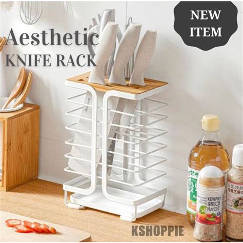 Jual Knife Holder Rak Pisau Tempat Penyimpanan Pisau Dapur Tempat