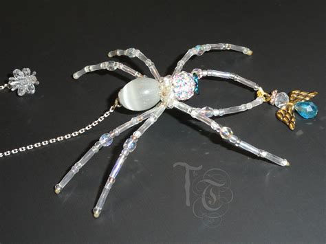 Christmas Spider Shimmer Crystal Beaded Spider Ghost Spider Sun