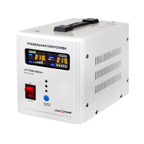 ДБЖ з правильною синусоїдою Logic Power LPY PSW 500VA 350Вт 5A 10A