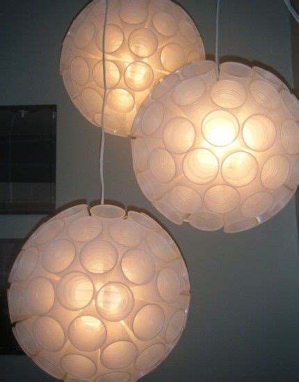 A Rather Fantastic Plastic Cup Lampshade Conversation Pieces