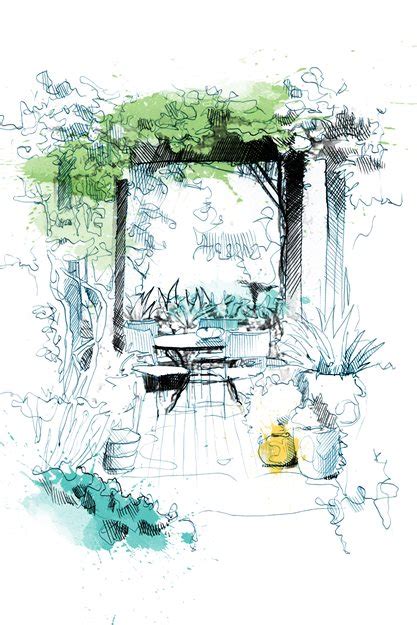 Flower Bed Sketch at PaintingValley.com | Explore collection of Flower Bed Sketch