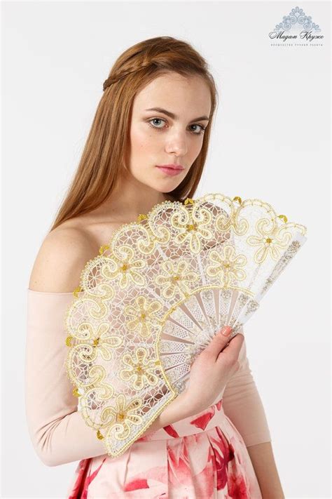 Bobbin Lace Fan Bobbin Lace Russian Lace Handmade Lace Wedding Bride