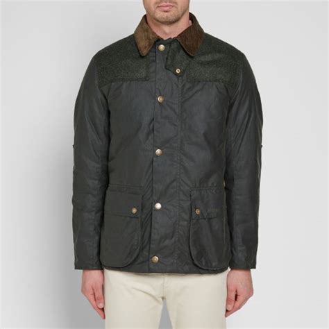 Barbour Wight Wax Jacket Sage End Us