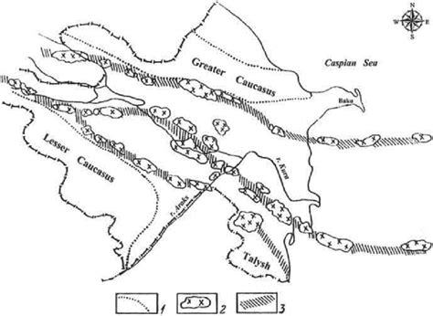 5 Distribution Of Mesozoic Magmatic Highs In The Kura Southern Caspian