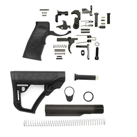 Daniel Defense AR 15 Lower Build Kit - Black