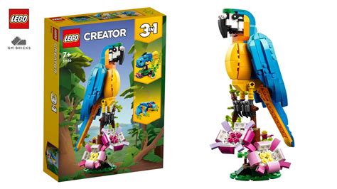 Lego Creator 31136 Exotic Parrot Parrot Model Speed Build Youtube