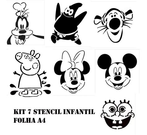 Stencil Para Imprimir Dibujos Infantiles Nuestra Inspiración