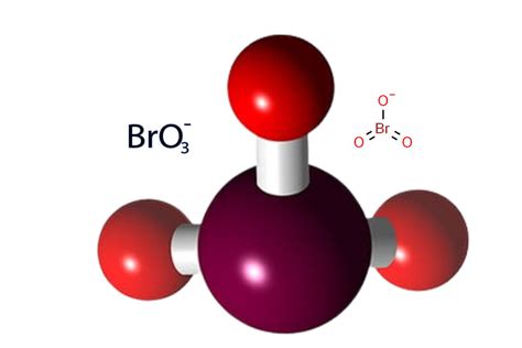 Bromate Ion (BrO3-); How to Draw Lewis Structure, Molecular Geometry ...