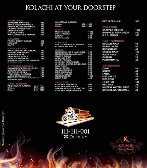 Kolachi Do Darya Menu Prices Contact Number Location Cheesy Fries