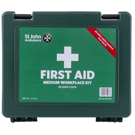 St John Ambulance BS 8599 1 2019 Compliant Medium Workplace First Aid Kit