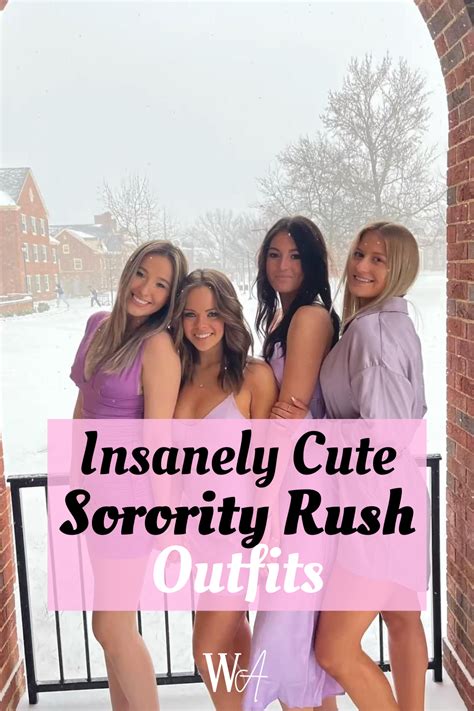 Insanely Cute Sorority Rush Outfits For Each Round Of Recruitment Rush Outfits Sorority Rush