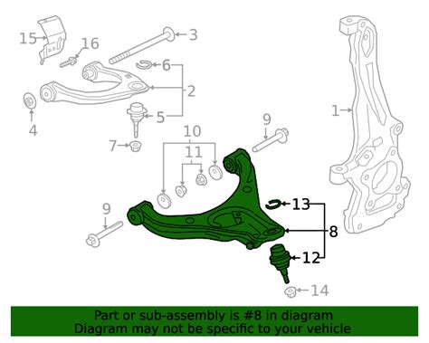 Ford Dealership 2019 2023 Ford Ranger Lower Control Arm Kb3z 3079 A