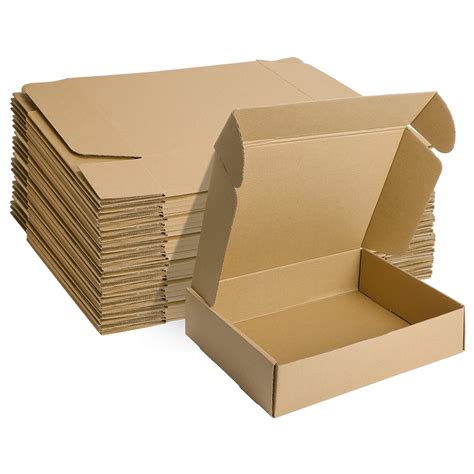 Mebrudy 12x9x3 Inches Shipping Boxes Pack Of 20 Small Corrugated