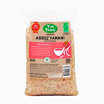 Arroz integral yamaní orgánico Yin Yang x 500gr Consumo Popular