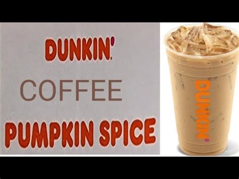 Dunkin Donut Pumpkin Spice Iced Coffee How To Make Pumpkin Spice Ice