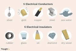 Examples of Electrical, Thermal Conductors & Insulators