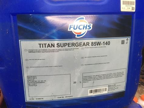 Olej Przek Adniowy Fusch Titan Supergear W Sierakowice Kup