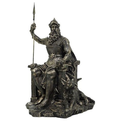 Est Tua Odin Wotan Deus N Rdico Escultura Resina Mitologia Madeiramadeira