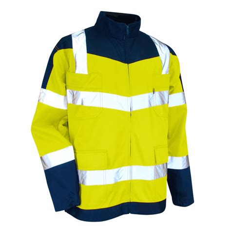 Blouson Haute Visibilité Précaution jaune marine LMA