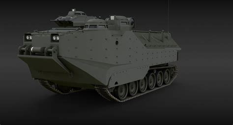 Assault Amphibious Vehicle 3d Max