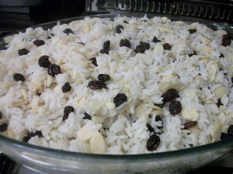 Arroz Ao Champanhe Amendoas E Passas Natal Receitas