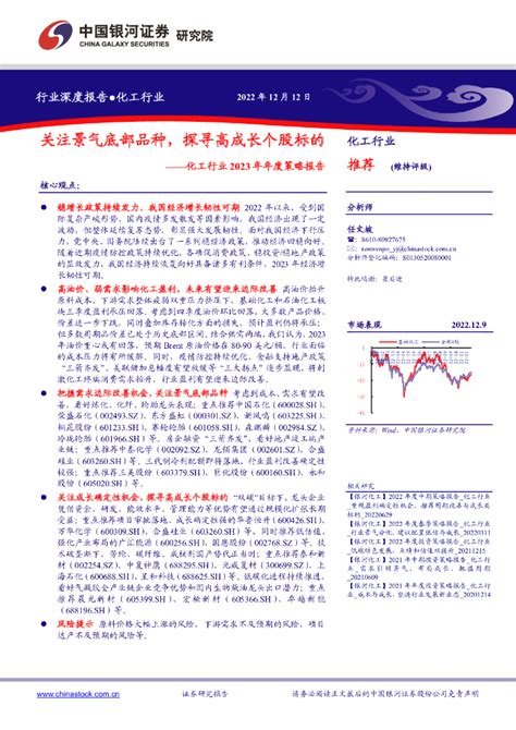 申港证券：基础化工行业周报：能源双控政策持续pvc龙头有望受益pdf 外唐智库