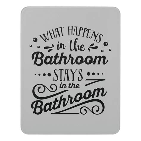 Funny Bathroom Word Art Door Sign Zazzle Door Signs Bathroom Humor