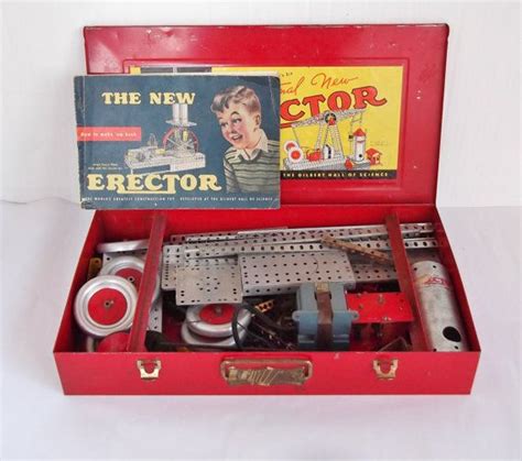 1950s Erector Set Gilbert Erector Set 7 12 Erector Set Etsy