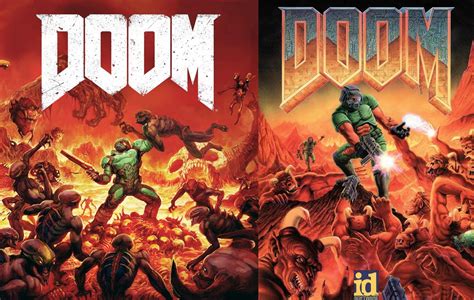 Box Art Of Doom 2016 And 1993 Video Games Video Game Memes Pokémon Go