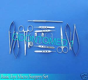 15 Basic Eye Micro Surgery Ophthalmic Scissors Surgical Instruments Set