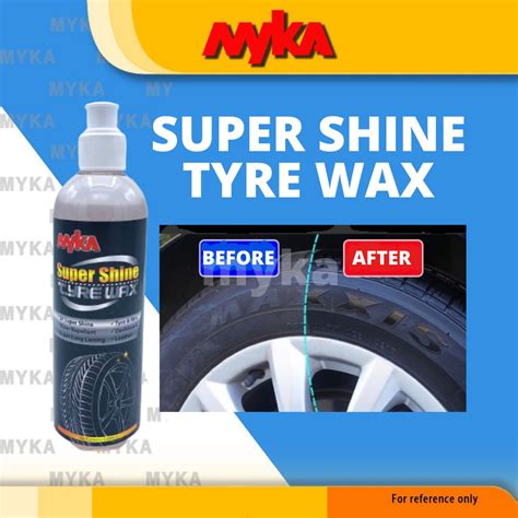 SUPER SHINE Tyre Wax Long Lasting High Gloss Shine Tayar Kilat Wet Look