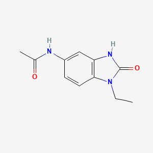 Acetamide N 1 Ethyl 2 3 Dihydro 2 Oxo 1H Benzimidazol 5 Yl