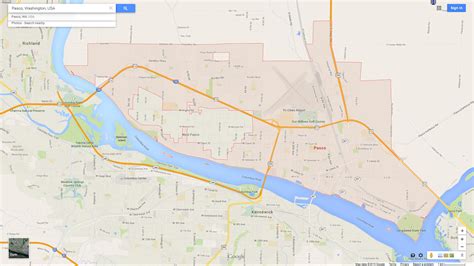 Pasco Washington Map - United States