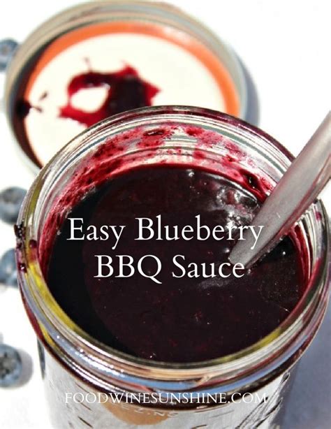 Blueberry Bbq Sauce Artofit