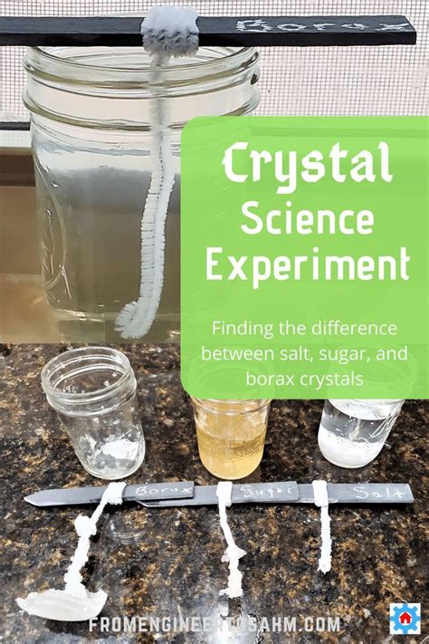 Crystal Science Experiment At Home From Engineer To Sahm At Home