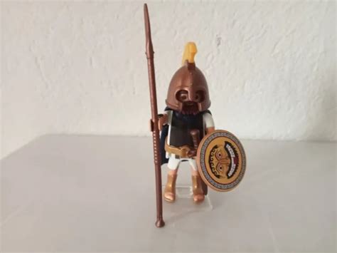 PLAYMOBIL HISTORY GREEK Warrior Figure Custom Rare NEW EDITION A EUR 9