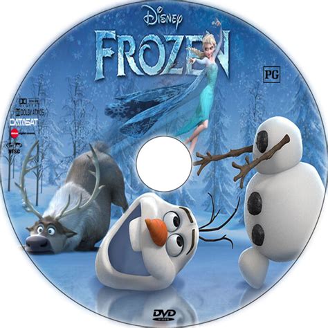 Frozen DVD Label (2013) R1 Custom Art