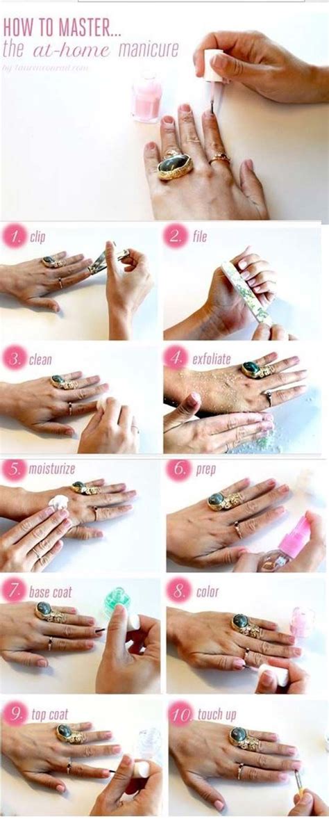 35 Cool Manicure Hacks The Goddess Manicure At Home Manicure Diy Manicure