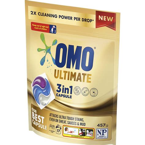 Omo Ultimate 3 In 1 Capsule 17 Pack Woolworths