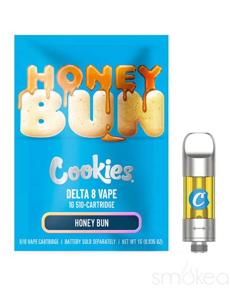 Cookies 1g Delta 8 Vape Cartridge Honey Bun