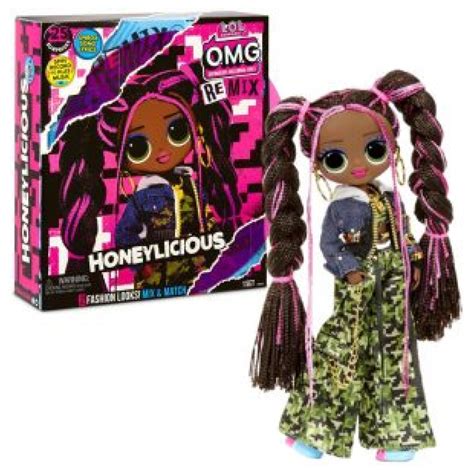 Lol Surprise Omg Remix Honeylicious Fashion Doll 25 Surprises With