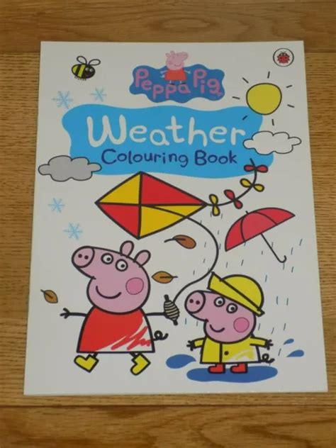 LADYBIRD PEPPA Pig Colouring Book Weather BRAND NEW 2 99