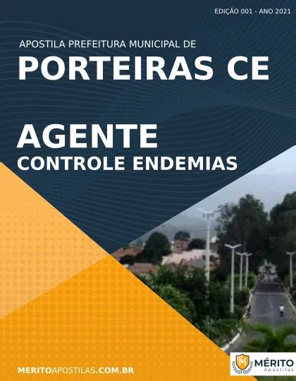 Apostila Agente Controle Endemias Concurso Porteiras Ce M Rito