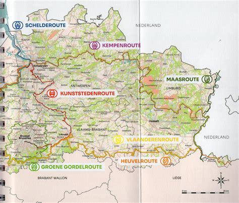 Gids Voor De Vlaamse Icoonfietsroutes Fietsgids 9 Routes Voor Een