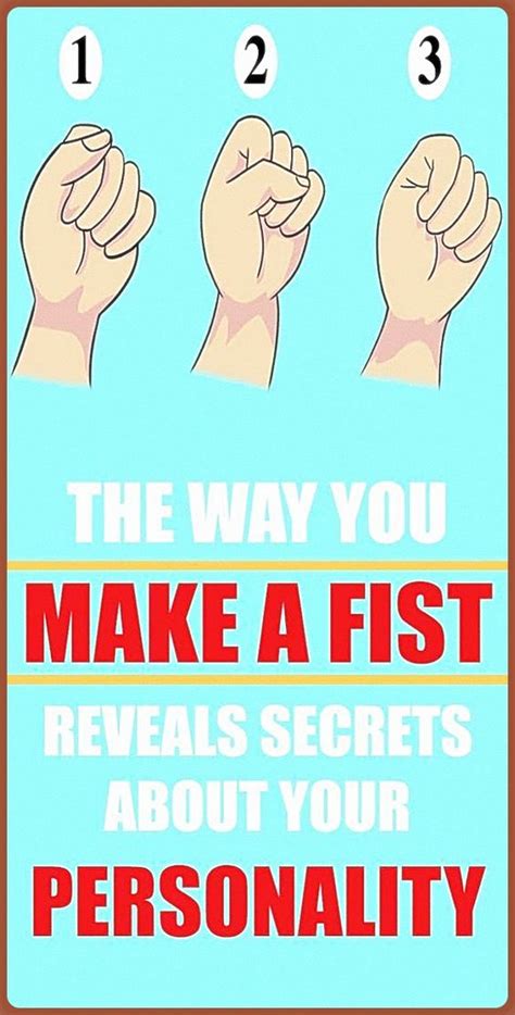 The Way You Make A Fist Reveals Secreats About Your Personality Wellness Magazine