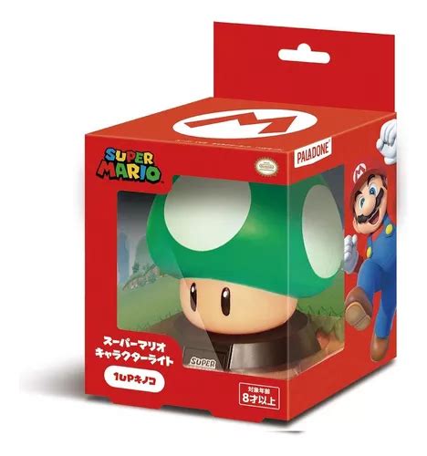 Figura Lampara Hongo Verde Super Mario