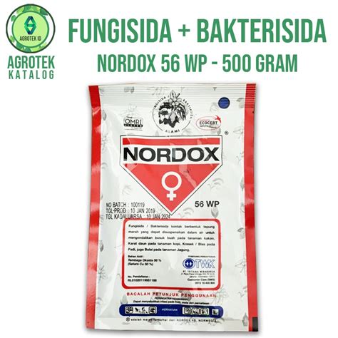 Jual Fungisida Bakterisida Hama Nordox 56 WP 500 Gram Shopee Indonesia