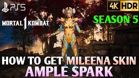 How To Get Ample Spark Mileena Skin Mortal Kombat Mileena Skin Mk