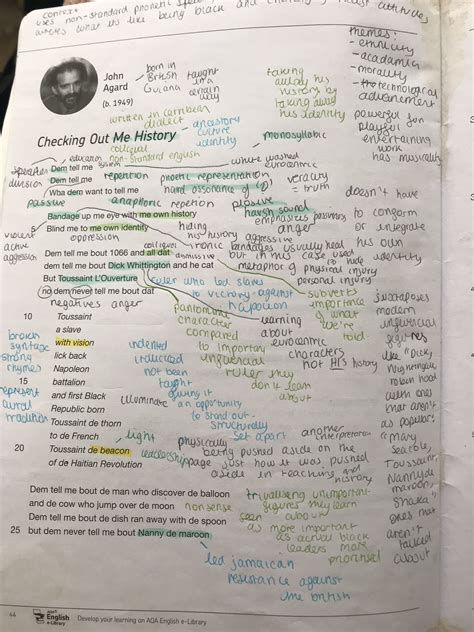 Checking Out Me History Annotations Artofit