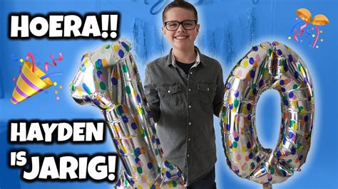 HOERA HAYDEN IS 10 JAAR VERJAARDAGSVLOG Broer En Zus TV 718